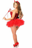 Daisy Corsets Top Drawer 4 PC Sexy Devil Corset Costume - Daisy Corsets - Flyclothing LLC