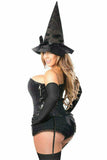 Daisy Corsets Top Drawer 4 PC Sequin Witch Corset Costume - Daisy Corsets - Flyclothing LLC