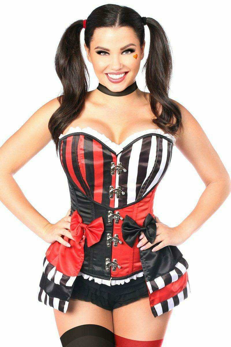Daisy Corsets Top Drawer 3 PC Jokester Villian Corset Costume - Daisy Corsets - Flyclothing LLC