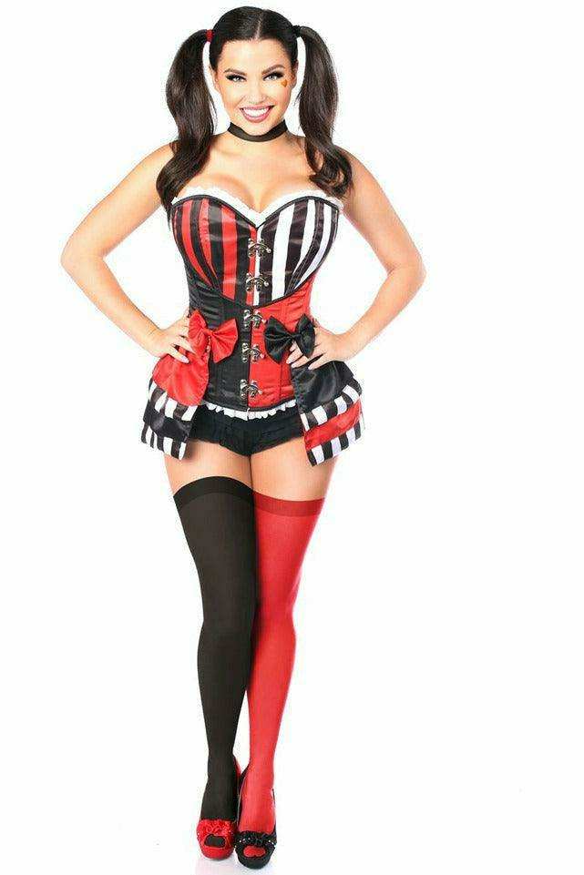 Daisy Corsets Top Drawer 3 PC Jokester Villian Corset Costume - Daisy Corsets - Flyclothing LLC