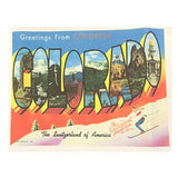 Greetings from Colorful Colorado Western Tea Towel - Rockmount Clothing - Flyclothing LLC