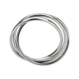 Alamode High polished Stainless Steel Interlocking Ring - Alamode - Flyclothing LLC