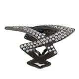 Alamode IP Black Stainless Steel Ring with AAA Grade CZ in Clear Ring - Alamode - Flyclothing LLC