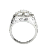 Alamode High polished (no plating) Stainless Steel Ring with AAA Grade CZ in Clear - Alamode - Flyclothing LLC