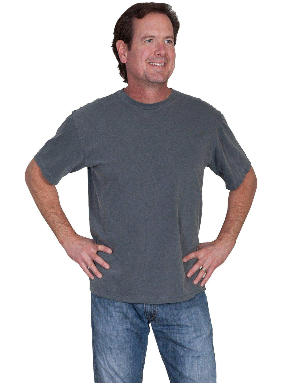 Scully CHARCOAL SHORT SLEEVE TEE SHIRT - Scully Leather - Flyclothing LLC