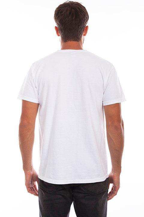 Scully Leather White Short Sleeve Tee Shirt - Scully Leather - Flyclothing LLC