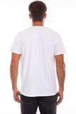 Scully Leather White Short Sleeve Tee Shirt - Scully Leather - Flyclothing LLC