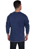 Scully NAVY L/S RIB KNIT SHIRT - Scully Leather - Flyclothing LLC