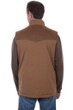Scully TAN CANVAS VEST W/QUILTED PLAID LINING Jacket - Scully Leather - Flyclothing LLC