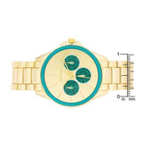 Chrono Gold Metal Watch - JGI - Flyclothing LLC