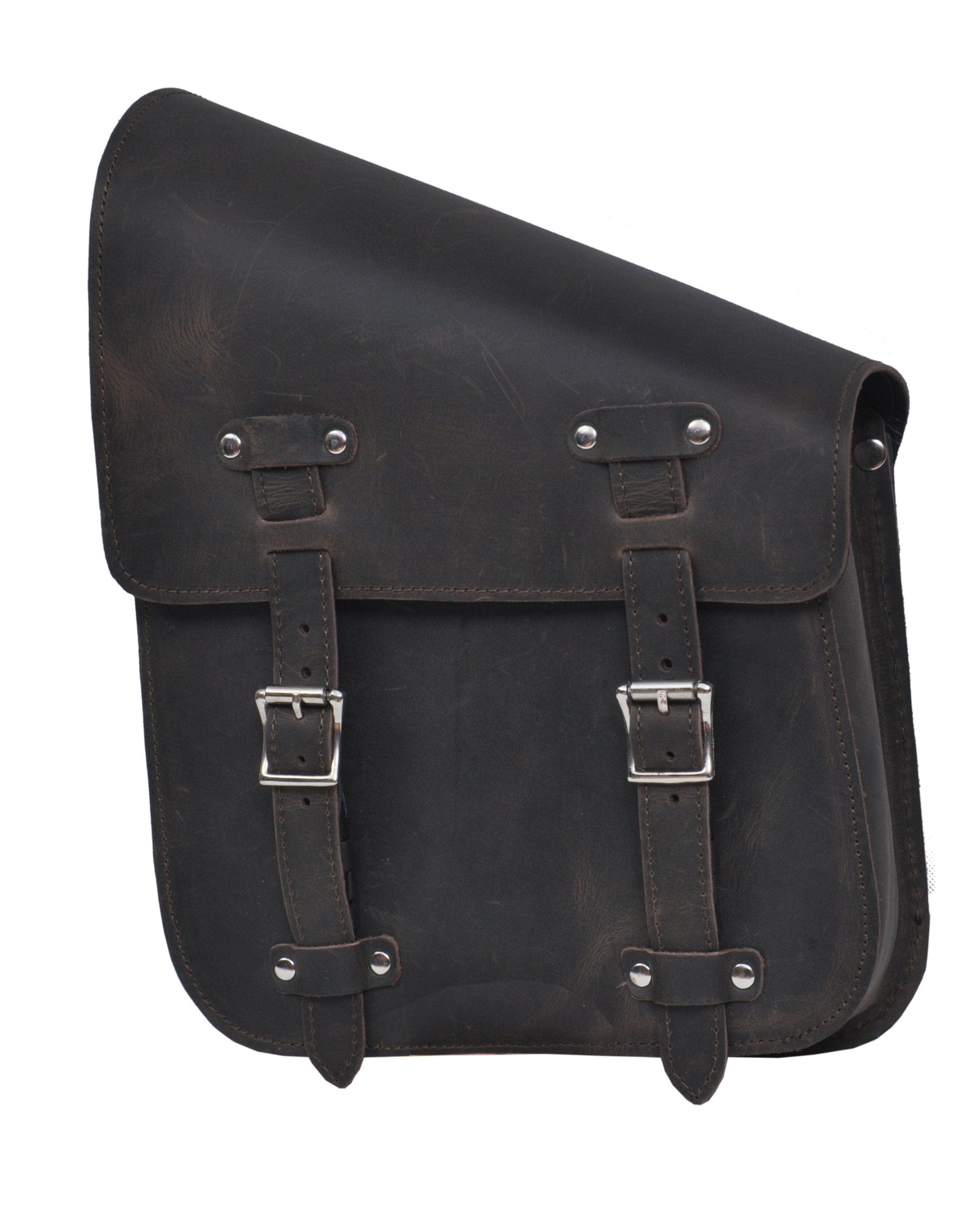 Unik International Hard Leather Swing Arm Bag Flyclothing LLC