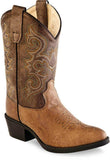 Old West Tan Vintage Childrens J Toe Boots - Old West - Flyclothing LLC