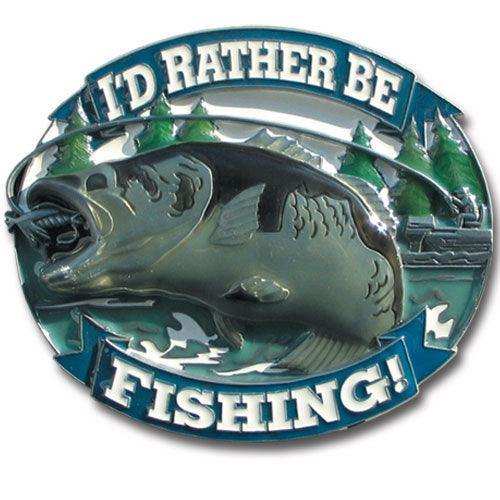 Rather Be Fishing Hitch Cover - Siskiyou Buckle - Flyclothing LLC