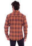Scully Leather Western Scully Brown Worn Out's Plaid Shirt - Scully Leather - Flyclothing LLC