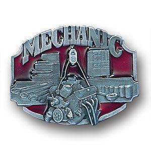 Mechanic 3D Enameled Belt Buckle - Siskiyou Buckle - Flyclothing LLC