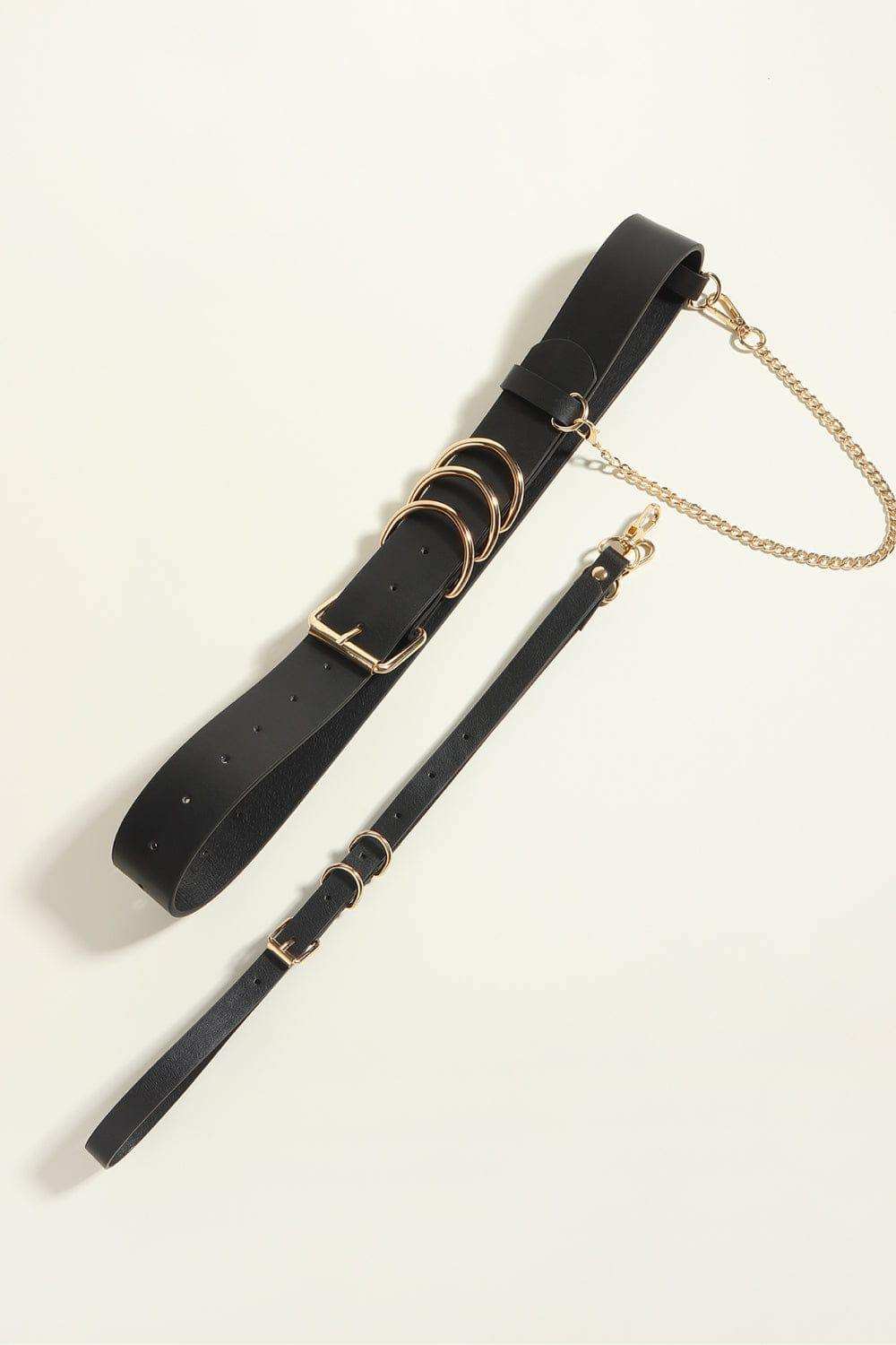 Punk PU Belt - Trendsi - Flyclothing LLC