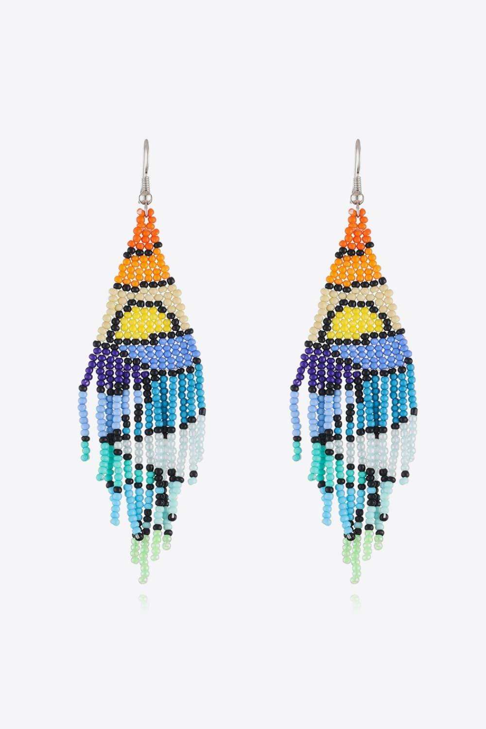 Beaded Dangle Earrings - Trendsi - Flyclothing LLC