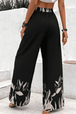 Drawstring High Waist Relax Fit Long Pants - Trendsi - Flyclothing LLC