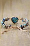 Handmade Heart Shape Natural Stone Bracelet - Trendsi - Flyclothing LLC