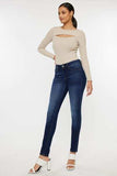 Kancan Mid Rise Gradient Skinny Jeans - Trendsi - Flyclothing LLC
