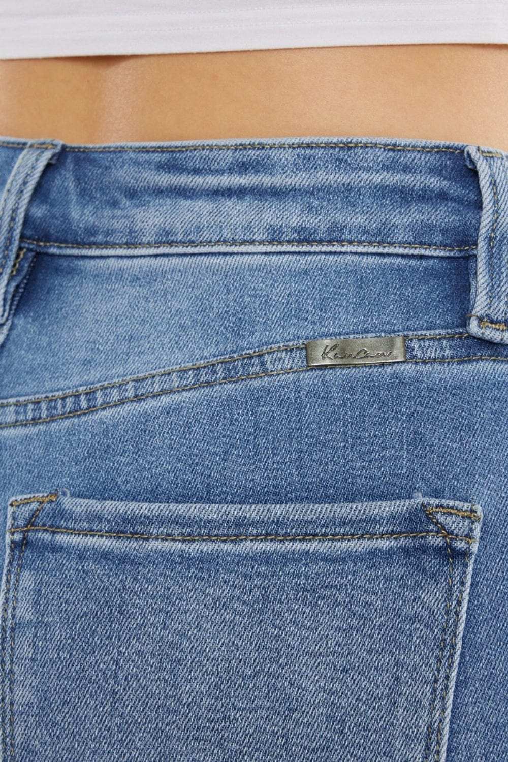 Kancan Full Size Cat's Whiskers High Waist Jeans - Trendsi - Flyclothing LLC