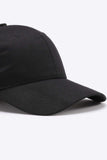 Plain Adjustable Cotton Baseball Cap - Trendsi - Flyclothing LLC