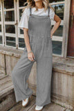 Full Size Wide Leg Front Pocket Jumpsuit - Trendsi - Flyclothing LLC