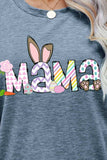 Easter MAMA Graphic Round Neck T-Shirt - Trendsi - Flyclothing LLC