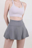 High Waist Pleated Active Skirt - Trendsi - Flyclothing LLC