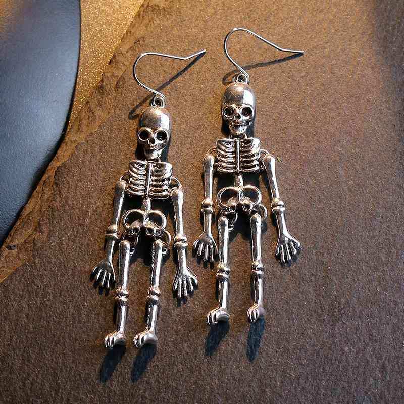 Skeleton Alloy Earrings - Trendsi - Flyclothing LLC