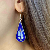 Tulip Abalone Teardrop Earrings - Artisana - Flyclothing LLC