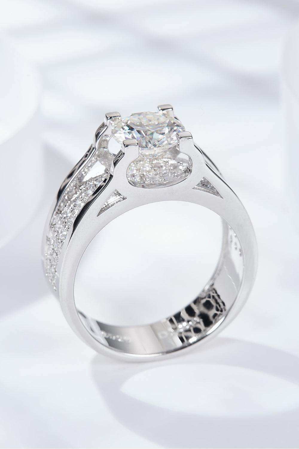 Made To Shine 1 Carat Moissanite Ring - Trendsi - Flyclothing LLC