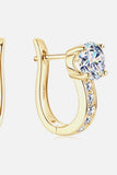 2 Carat Moissanite 925 Sterling Silver Earrings - Trendsi - Flyclothing LLC