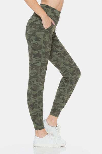 Leggings Depot Camouflage High Waist Leggings - Trendsi - Flyclothing LLC