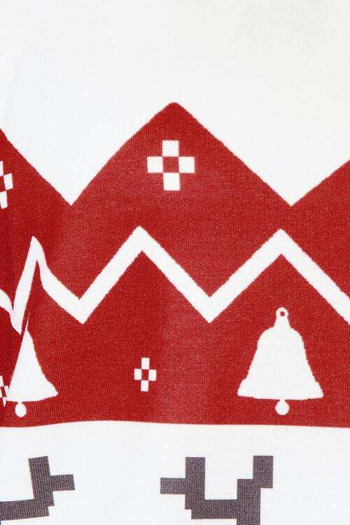 Double Take Full Size Christmas Drawstring Long Sleeve Hoodie - Trendsi - Flyclothing LLC