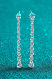 1.18 Carat Moissanite Long Earrings - Trendsi - Flyclothing LLC