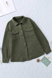 Button Down Collared Jacket - Trendsi - Flyclothing LLC