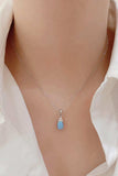Find Your Center Opal Pendant Necklace - Trendsi - Flyclothing LLC