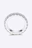 2.3 Carat Moissanite 925 Sterling Silver Eternity Ring - Trendsi - Flyclothing LLC