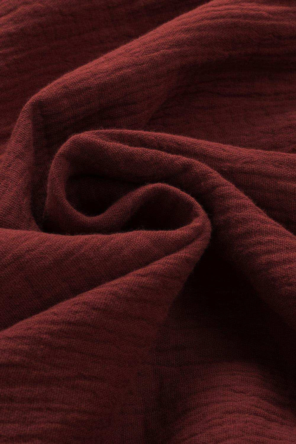 Dropped Shoulder V-Neck Blouse - Trendsi - Flyclothing LLC