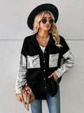 Leopard Button Up Denim Jacket - Trendsi - Flyclothing LLC