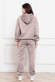 Drop Shoulder Long Sleeve Hoodie and Pants Set - Trendsi - Flyclothing LLC