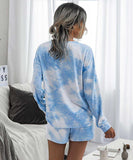 Tie-Dye Drawstring Shorts with Pockets - Trendsi - Flyclothing LLC