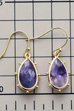 Natural Stone Teardrop Earrings - Trendsi - Flyclothing LLC