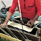 Handwoven Boho Wall Hanging, Charcoal & Cream - Asha Handicrafts - Flyclothing LLC