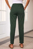 Drawstring Straight Pants with Pockets - Trendsi - Flyclothing LLC