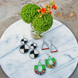 Maasai Bead Basket Dangle Earrings - Jedando - Flyclothing LLC
