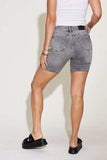 Judy Blue Full Size High Waist Washed Denim Shorts - Trendsi - Flyclothing LLC