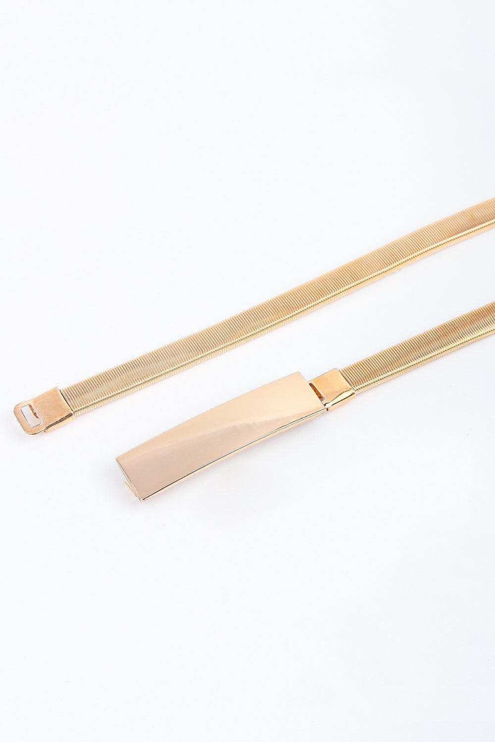 Elastic Iron Skinny Belt - Trendsi - Flyclothing LLC