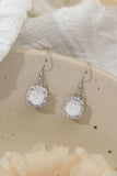 Opal Square Drop Earrings - Trendsi - Flyclothing LLC